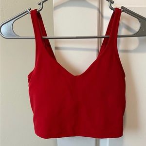Dark Red Align Tank Size 4 BNWOT